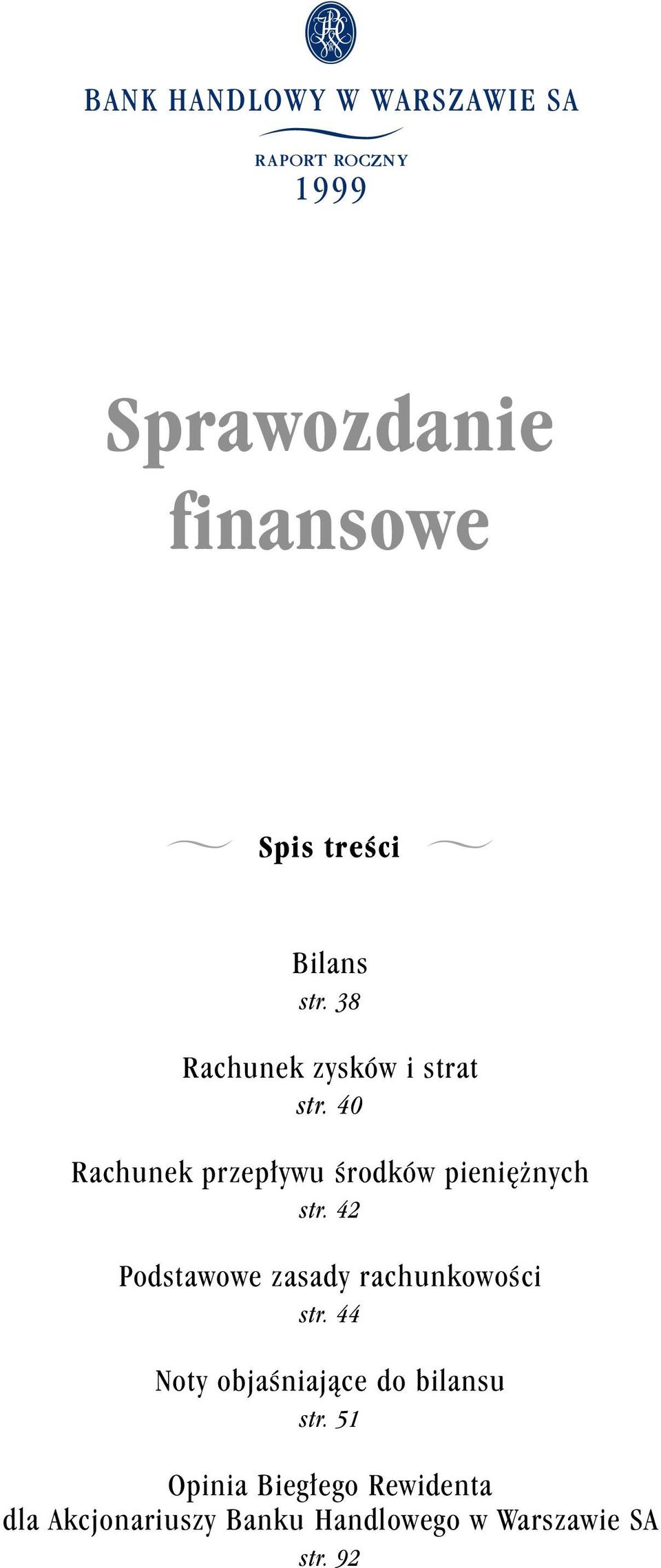 40 Rachunek przep ywu Êrodków pieni nych str.