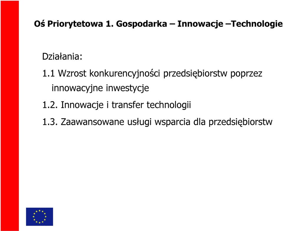 1 Wzrost konkurencyjności przedsiębiorstw poprzez