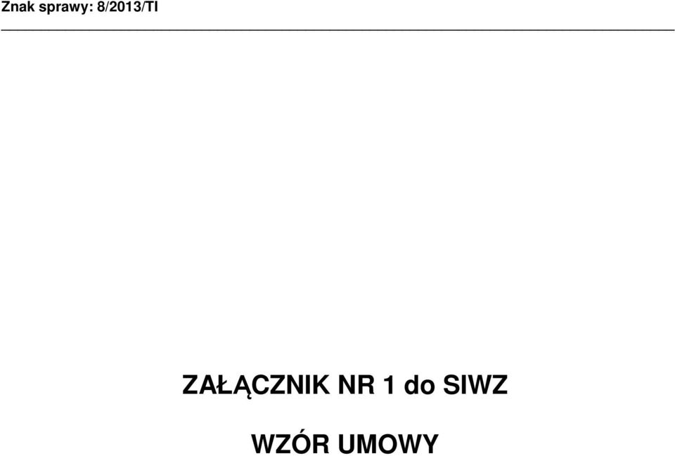 SIWZ WZÓR