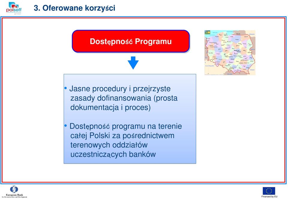 i proces) Dostępność programu na terenie całej Polski za