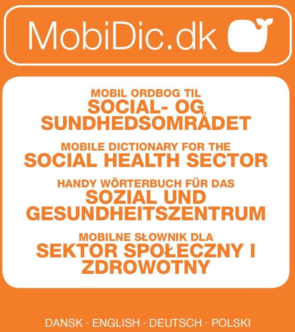 Dictionary for the Social health sector Handy Wörterbuch