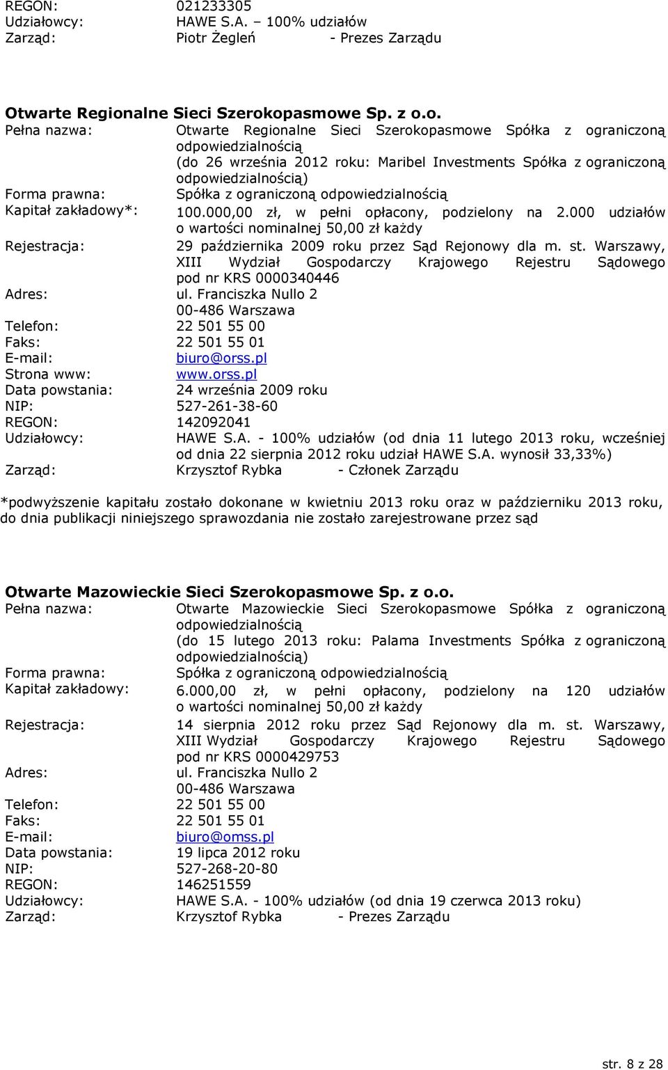 r Żegleń - Prezes Zarządu Otwarte Region