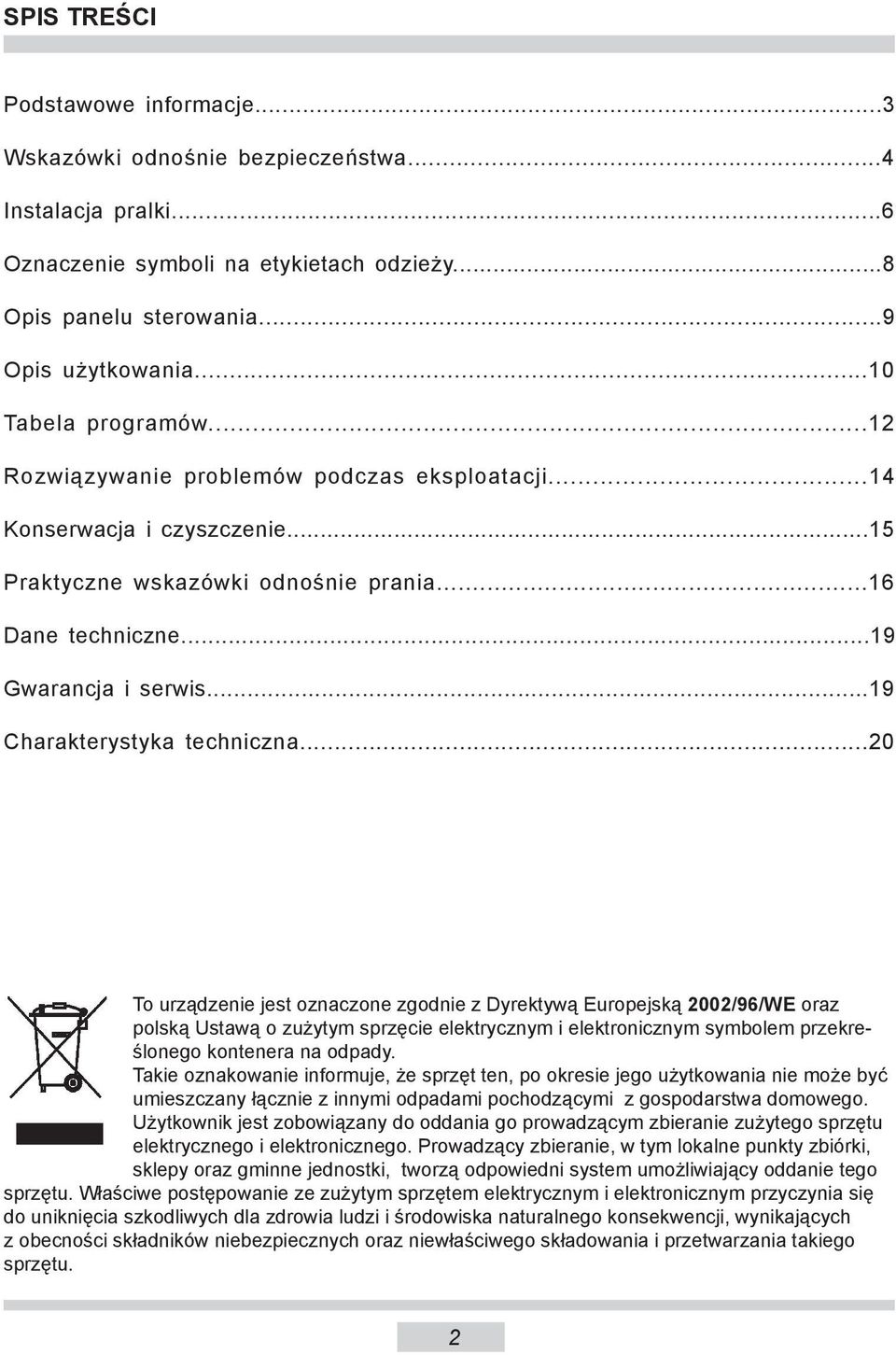 ..19 Charakterystyka techniczna.