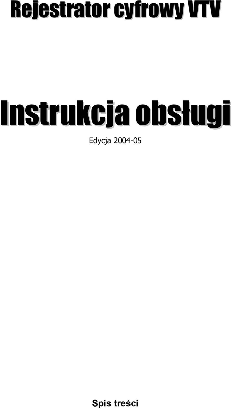 Instrukcja