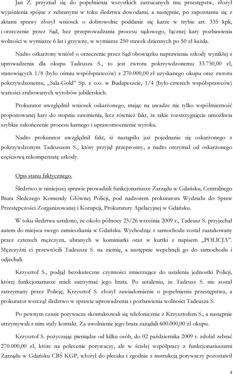 dobrowolne poddanie się karze w trybie art.