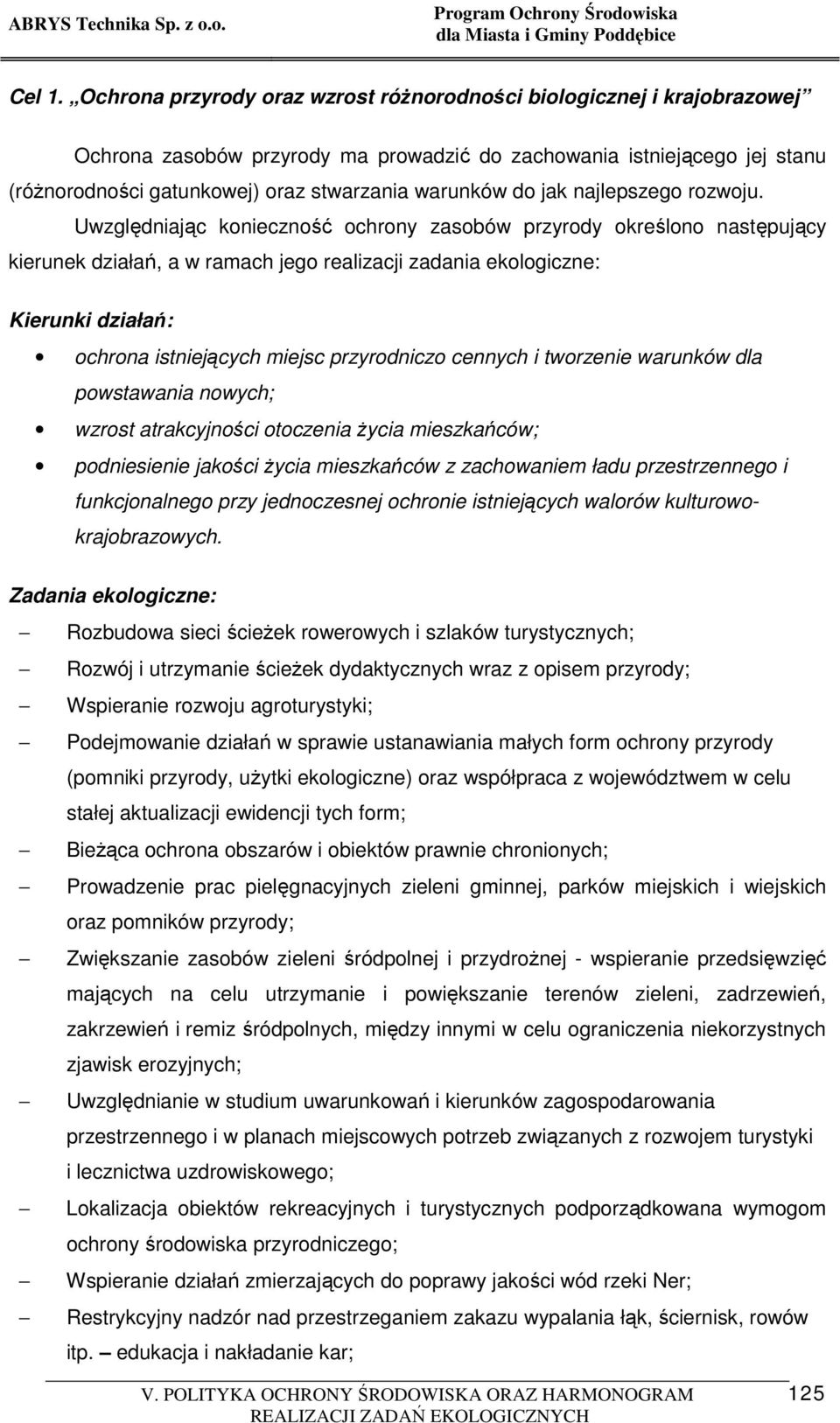 do jak najlepszego rozwoju.