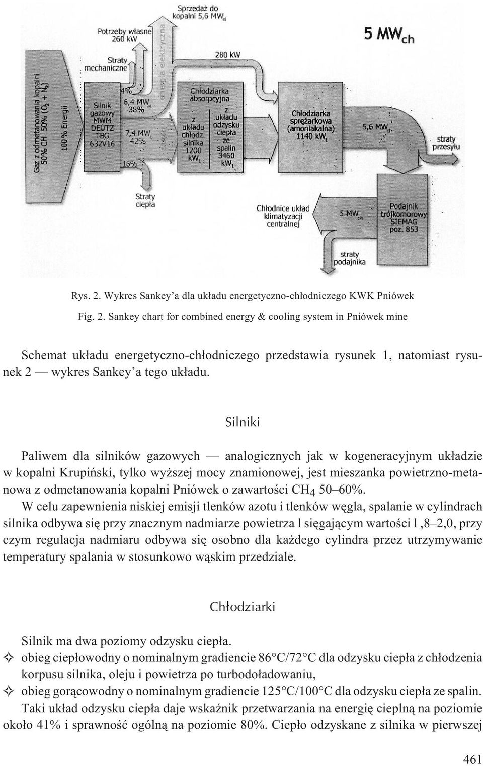 Pniówek o zawartoœci CH 4 50 60%.