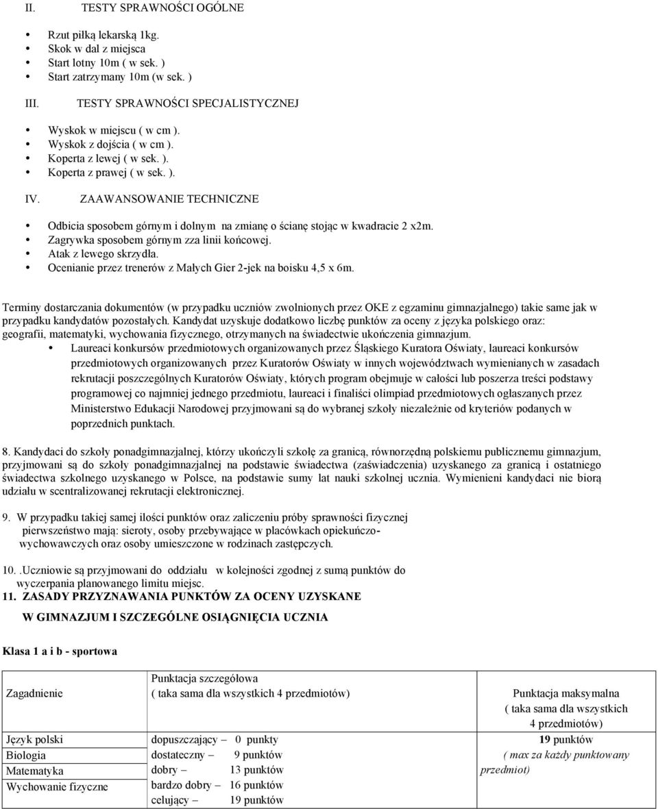 Zagrywka sposobem górnym zza linii końcowej. Atak z lewego skrzydła. Ocenianie przez trenerów z Małych Gier 2-jek na boisku 4,5 x 6m.