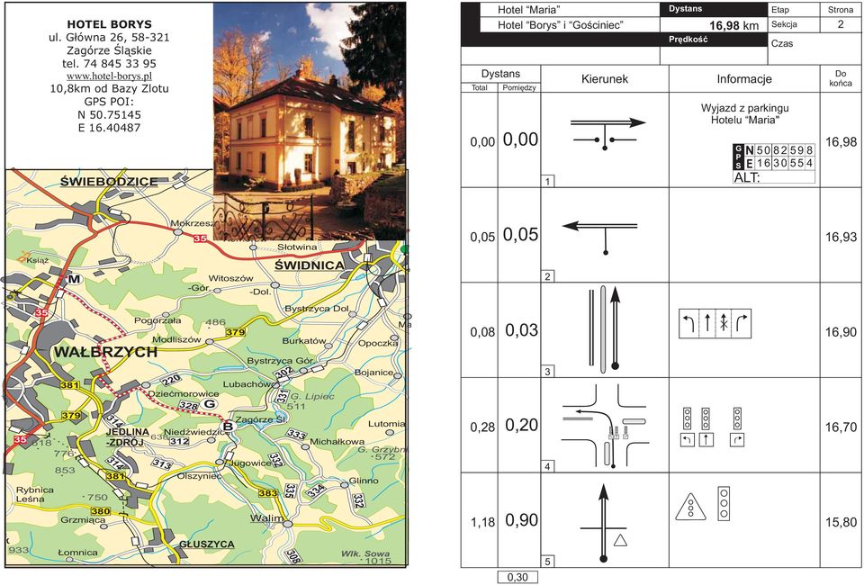 16,93 Książ M Witoszów -ór. -l. ŚWIDNICA 2 35 35 Rybnica Leśna 381 379 618 776 853 750 314 314 380 rzmiąca Bystrzyca l. ogorzała 486 379 Modliszów Burkatów Opoczka Bystrzyca ór.