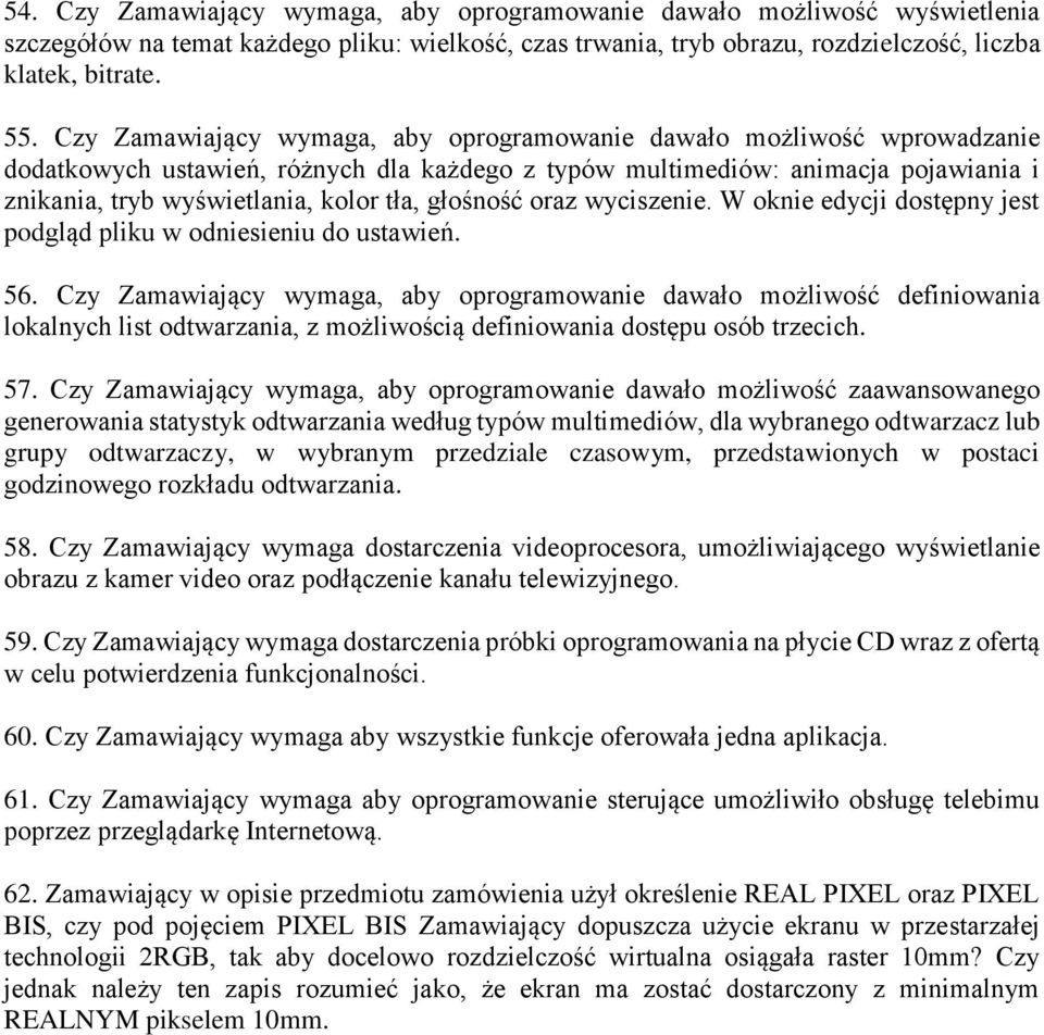 głośność oraz wyciszenie. W oknie edycji dostępny jest podgląd pliku w odniesieniu do ustawień. 56.