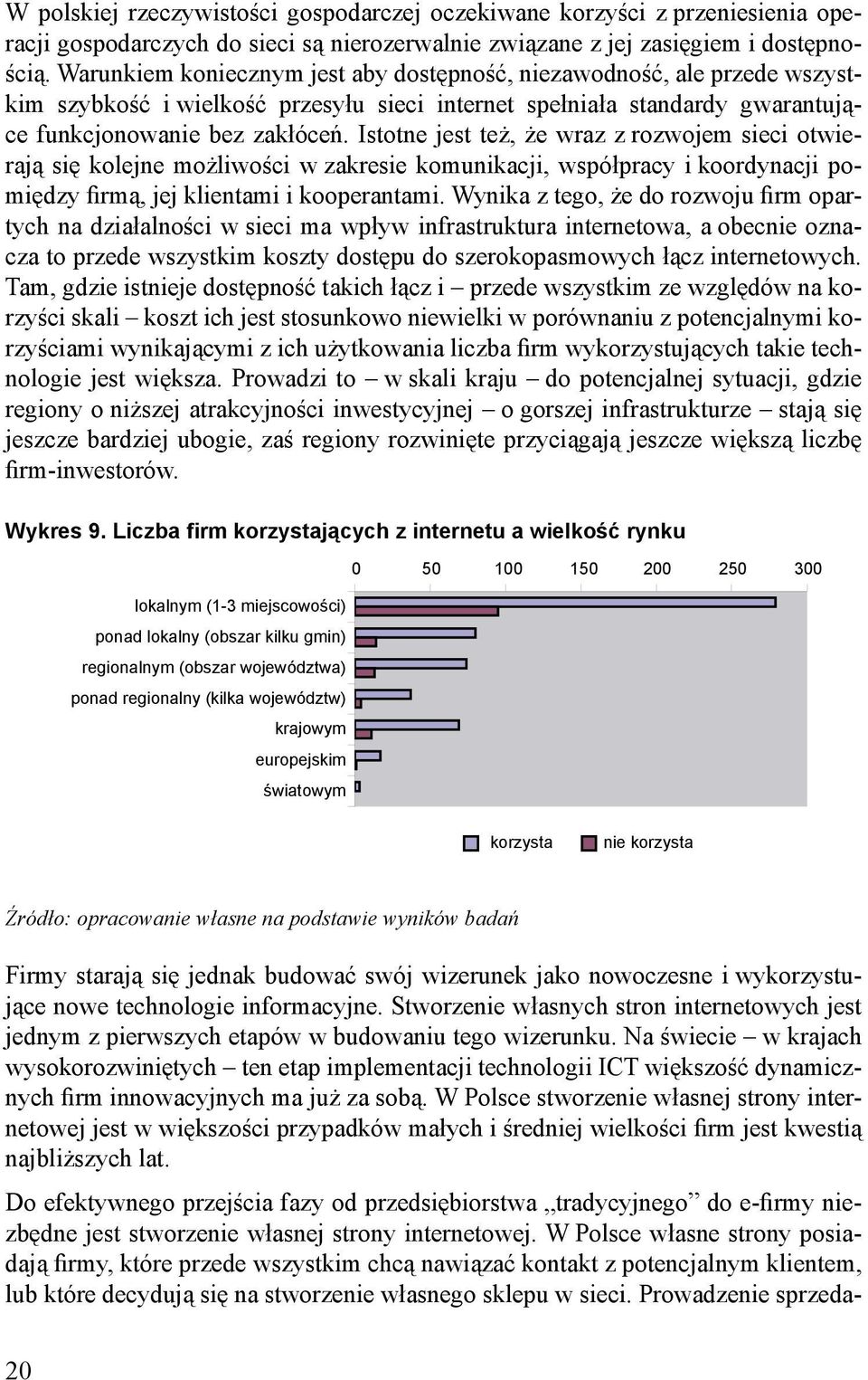 Istotne jest też, że wraz z rozwojem sieci otwierają się kolejne możliwości w zakresie komunikacji, współpracy i koordynacji pomiędzy firmą, jej klientami i kooperantami.