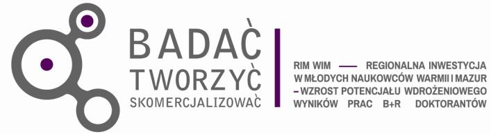 Załącznik nr 2 do Regulaminu przyznawania stypendiów doktoranckich Umowa stypendialna nr.