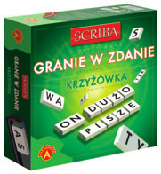 GRANIE W ZDANIE KRZYŻÓWKA 2 GRY SŁOWNE od 8 lat liczba graczy: 2 3 INSTRUKCJA Zawartość pudełka: 1) tabliczki jednoliterowe - 70 szt. 2) tabliczki puste - 2 szt. 3) tabliczki dwuliterowe - 10 szt.