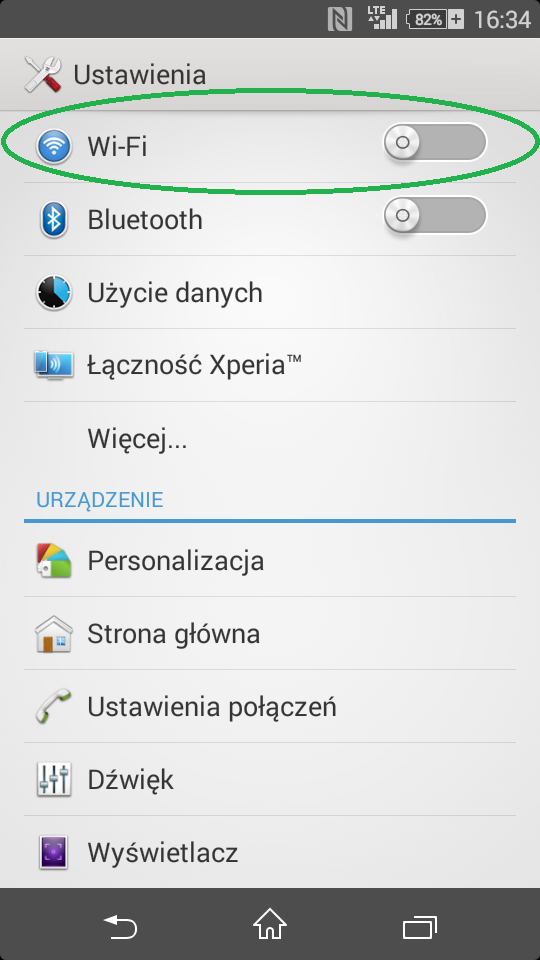 Przygotowanie telefonu 1. Weryfikacja czy telefon jest obsługiwany w sieci T-Mobile 2. Weryfikacja czy w telefonie klienta jest aktywny komórkowy transfer danych np.