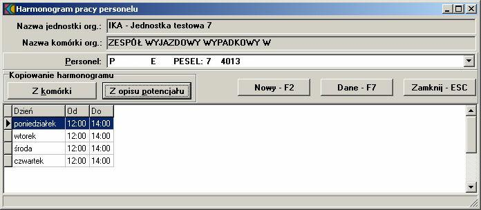 Dodanie przedmiotu świadczeń do oferty Wypełnienie ankiety polega na wyborze odpowiedzi z listy dostępnych, przypisanych do każdego pytania lub wprowadzeniu wartości liczbowej.