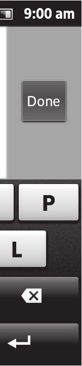 Korzystanie z klawiatury ekranowej 1 2 3 4 5 6 7 8 1 Zmiana wielkości liter i włączenie caps lock. W przypadku niektórych języków ten klawisz umożliwia dostęp do dodatkowych znaków.