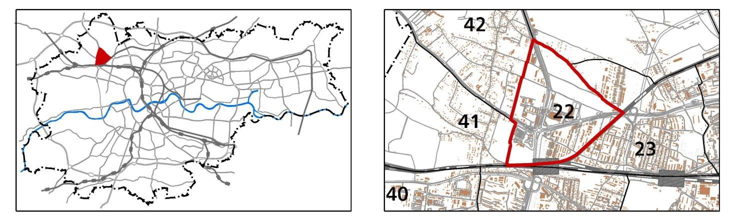 22. BRONOWICE CENTRUM JEDNOSTKA: 22 POWIERZCHNIA: NAZWA: 153.