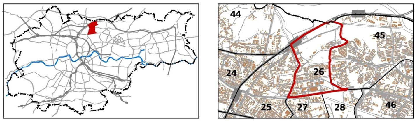 26. REJON DOBREGO PASTERZA JEDNOSTKA: 26 POWIERZCHNIA: NAZWA: 222.