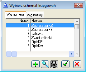 Do wprowadzenia konta można również użyć wyrażenia lub funkcji: Załóż konto po zaznaczeniu odpowiedniego pola w oknie: Operacja Kasowa/bankowa.