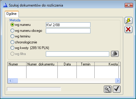 Rys. 9.95 Podanie kwoty rozliczenia. Uwaga: Z poziomu zapisu kasowego/bankowego możliwe jest też rozliczenie zaliczek danego pracownika.