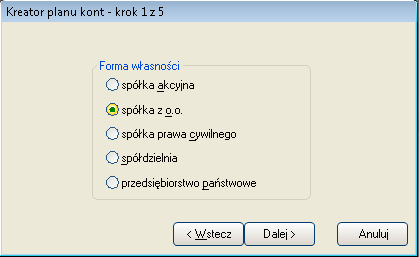 Rys. 9.159 Okno: Wybór kont do przeniesienia z poprzedniego okresu, w którym wybiera się konta do przeniesienia. 9.7.