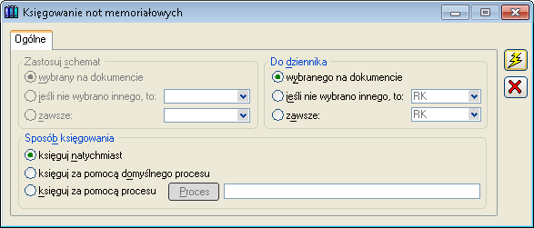 Rys. 9.215 Księgowanie not memoriałowych.