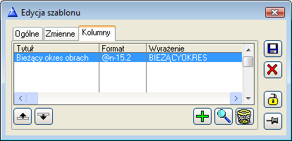 Nową zmienną czasową dodaje się poprzez naciśnięcie przycisku: [Nowy] (Rys. 9.258). W aktywnym oknie należy podać nazwę zmiennej, oraz wybrać jeden z okresów z rozwijanej listy.