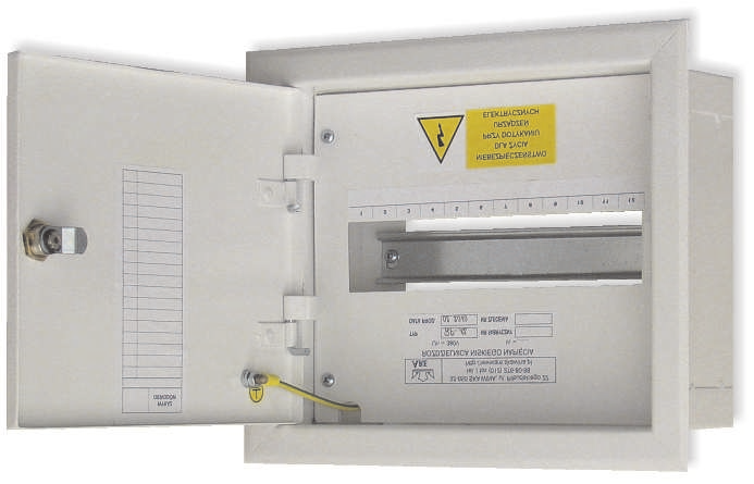PODTYNKOWE RP Rozdzielnice podtynkowe typu RP s³u ¹ do rozdzia³u energii elektrycznej.