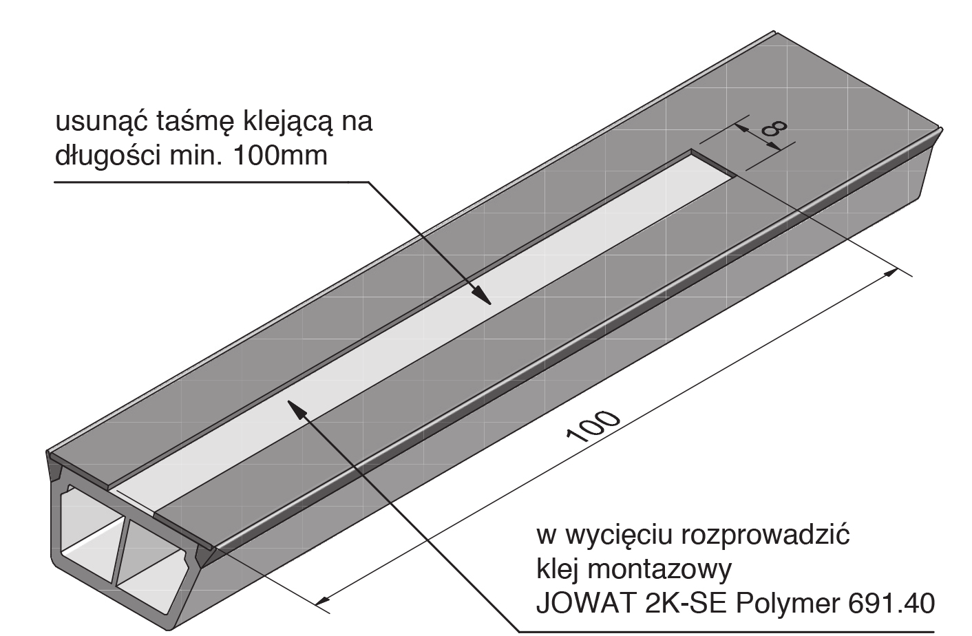 wskazówki montażu Mocowania stabilizujące - długość szprosów białych powyżej 170cm Mocowania stabilizujące - długość szprosów kolorowych powyżej 60 cm - długość szprosów białych powyżej 170cm -