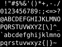 Kodowanie ASCII 1/2 ang.