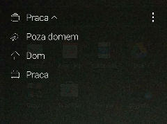 45 Pierwszy tydzień korzystania z nowego telefonu Ustawianie lokalizacji domu i pracy W widżecie HTC Sense Home ustaw lokalizację domu i pracy na podstawie adresu, sieci Wi-Fi lub obu tych pozycji.