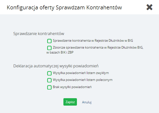 Instrukcja Użytkownika System BIG.pl Strona 58 z 17