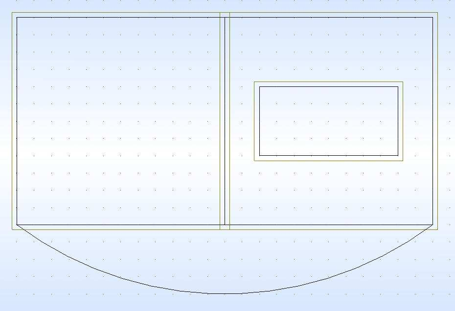 4 (a) Definicja konturu (b) Definicja łuku Rys.3. Wprowadzanie współrzędnych dla konturu i łuku (a) Zarys konturów (b) Kontury + łuk Rys.4. Zdefiniowana geometria pojawia sie okno jak na rys. 5(a).