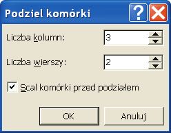 ABC komputera Dla osób, które polubiły korzystanie z menu, autorzy Worda zaprojektowali polecenie Wybierz (w menu Tabela), które powiela typowe operacje zaznaczania komórek.