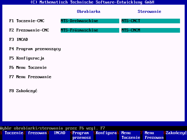 1. Uruchomić symulator F1 Toczenie 2. F3 - Tryb przygotowawczy 3. F1 - Przedmiot/uchwyt 4. F1 - Nowy półwyrób 5.