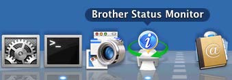 Drukowanie i faksowanie Aktualizacja stanu urządzenia Aby wyświetlić aktualny stan urządzenia, podczas wyświetlania okna Status Monitor kliknij przycisk aktualizacji (1).