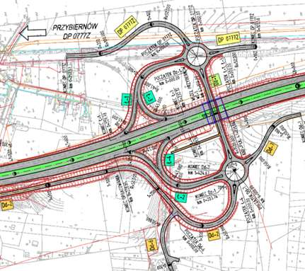 Odcinek Brzozowo - Miękowo Projekt przebudowy odcinka: Długość odcinka: 22,3 km.