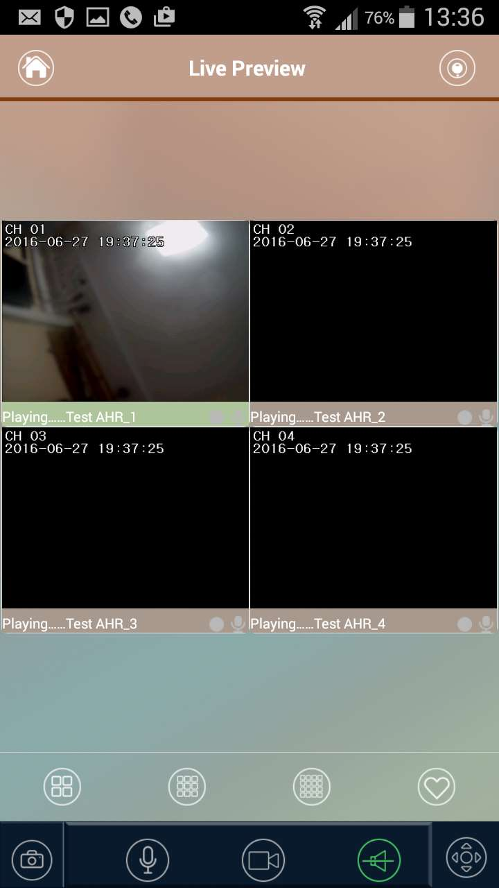 Fot.14 Dodawanie kamery do aplikacji (po lewej), skanowanie kodu QR (po