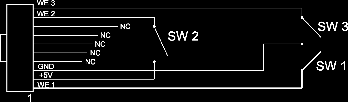 .4 Sterowanie za pomocą zewnętrznych przycisków Sterownik posiada złącze Remote control, do którego można podłączyć zewnętrzne przyciski. W złączu Remote control, wyprowadzone są 3 wejścia.