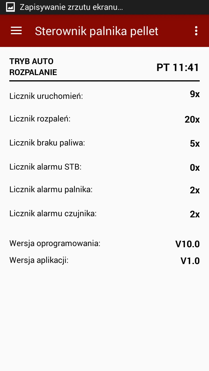 APLIKACJA Po zainstalowaniu aplikacji, podłączeniu do sieci SSID: REG-03Mini_xxx oraz uruchomieniu aplikacji pokaże się ekran pomiarowy.