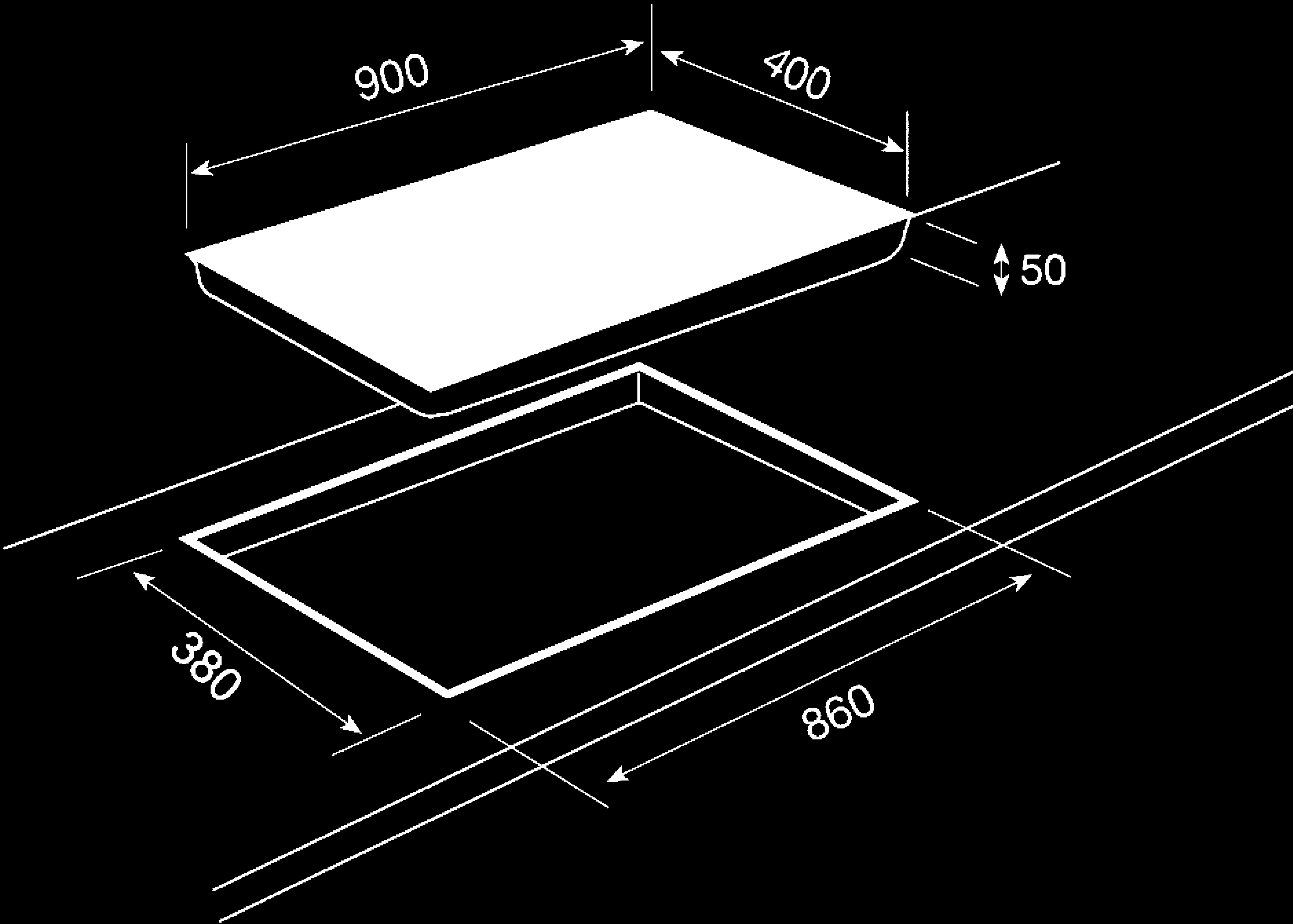 Teka PŁYTY KUCHENNE Płyty indukcyjne MODEL VR TC 95 4i TCS - sterowanie sensorowe typu Slider - funkcja Power Plus - funkcja Smart Boiling - funkcja Total Zone - funkcja Stop & Go - funkcja