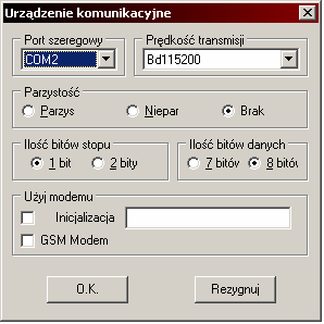 6.3. Podłączenie bramki GSM ISDN Lite do PC By móc ustawiać parametry bramki, naleŝy najpierw ustanowić połączenie pomiędzy bramką a PC po uruchomieniu programu.