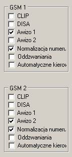 6.5.4. Trasowanie Tryby portów CLIP Tym parametrem uaktywniamy usługę I2C (Intelligent Incoming Call Routing) - inteligentne kierowanie wywołań przychodzących.