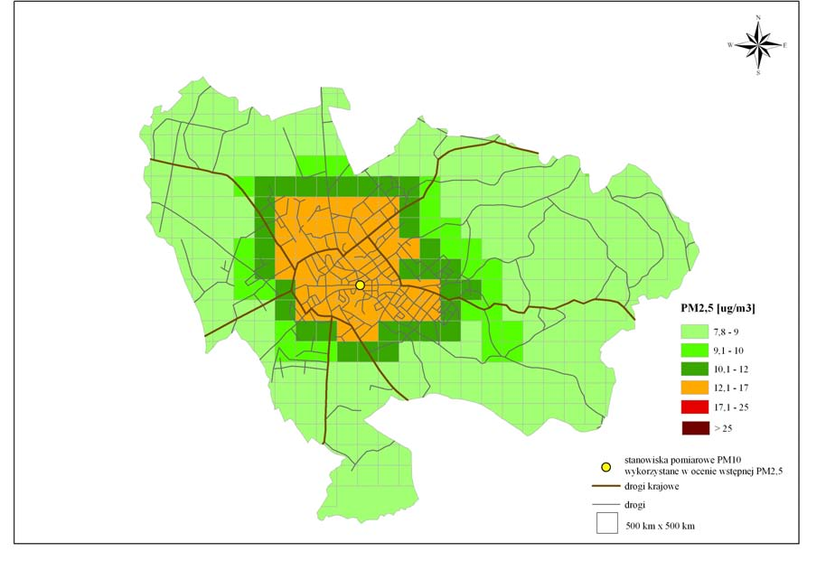 Miasto Koszalin (Mapa 5.7.) Przedstawiony na Mapie 5.