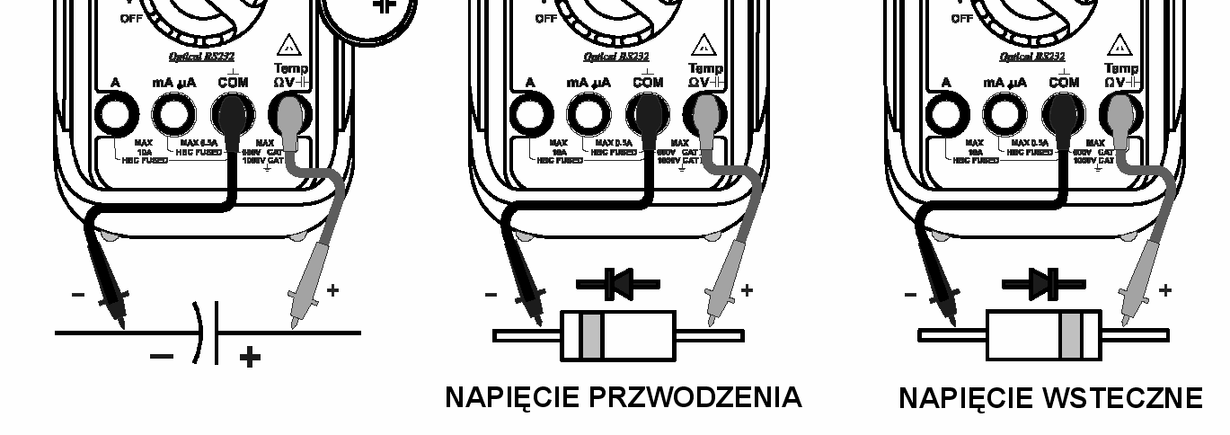 4.4. Pomiar pojemności i test diod 1.