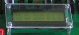 Diody: Na górnym rzędzie diod LED A o numerze 1 wyświetlany jest błąd transmisji przez łącze R232, a na diodach od 2 do 8 wyświetlane są warunki rejestru znaczników RZ.