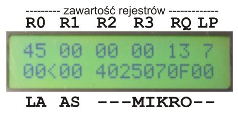 Wprowadzenie do mikroprogramowania 13 Diody LED Diody LED umieszczone na module FPGA wyświetlają stan 14 warunków oraz aktualny stan sygnału zegara CLK (dioda B1), a także wartość bitu S 39 słowa