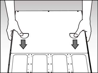 3.3.5 Zakładanie pokrywy Załóż pokrywę i przykręć ją za pomocą wykręconych uprzednio trzech śrub.