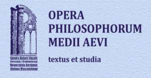 PIERWODRUK: M. GOGACZ (RED.), SUBSYSTENCJA I OSOBA WEDŁUG ŚW. TOMASZA Z AKWINU, OPERA PHILOSOPHORUM MEDII AEVI. TEXTUS ET STUDIA, T. 8, ATK, WARSZAWA 1987, S. 67-105.