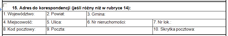 Rubryka 13 Do wypełnienia naleŝy posłuŝyć się Polską Klasyfikacją Działalności (PKD 2007). Do końca 2009 roku naleŝy równieŝ podawać PKD 2004.